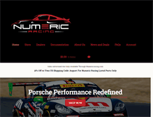 Tablet Screenshot of numericracing.com